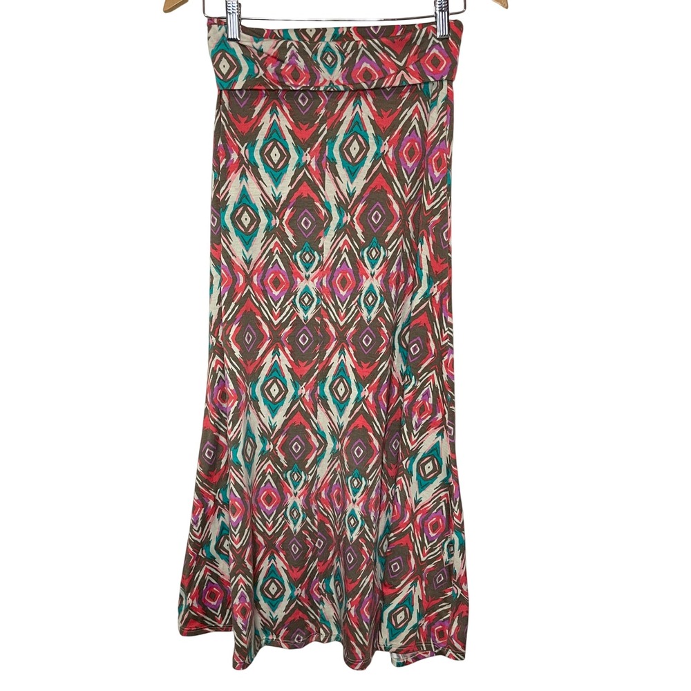 MOSSIMO SUPPLY CO Colorful Boho Maxi Skirt, XS - Picture 4 of 7